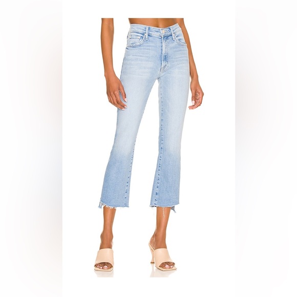 MOTHER Women's Boot Cut Jeans in Blue - Picture 1 of 7